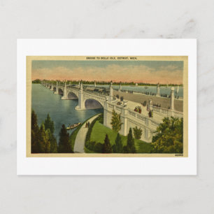Postal Puente a Belle Isle Detroit, en Michigan
