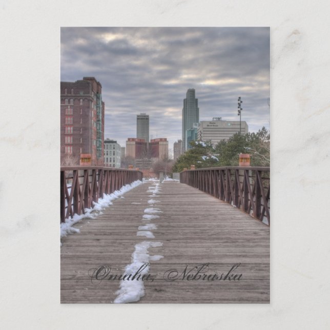 Postal Puente a Omaha (Anverso)