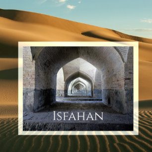 Postal Puente Allahverdi Khan, Isfahan, Irán