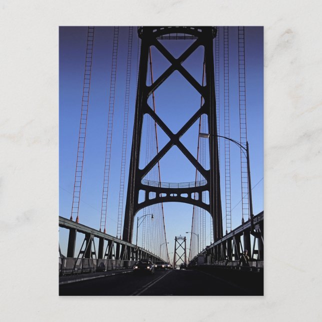 Postal Puente Angus L Macdonald, Halifax, Nueva (Anverso)