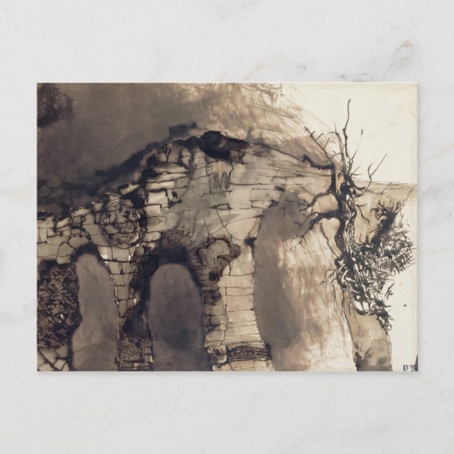 Postal Puente antiguo (Anverso)