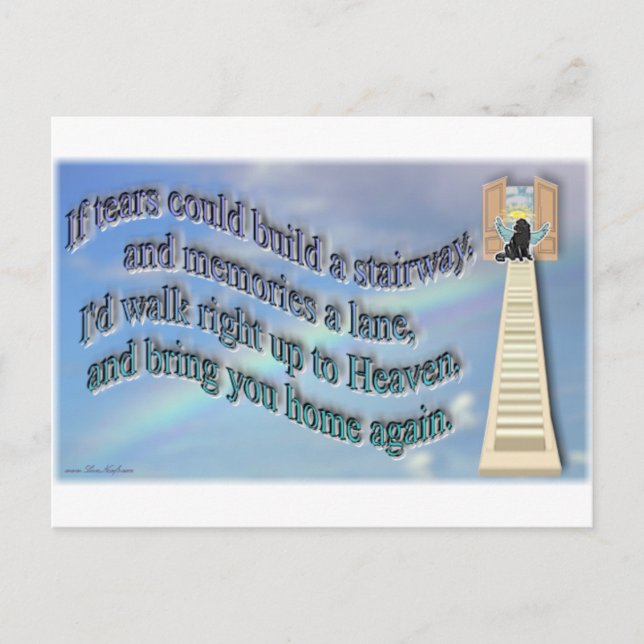 Postal Puente arco iris (Anverso)