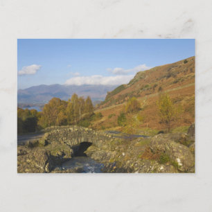 Postal Puente Ashness, Distrito de los Lagos, Cumbria, In