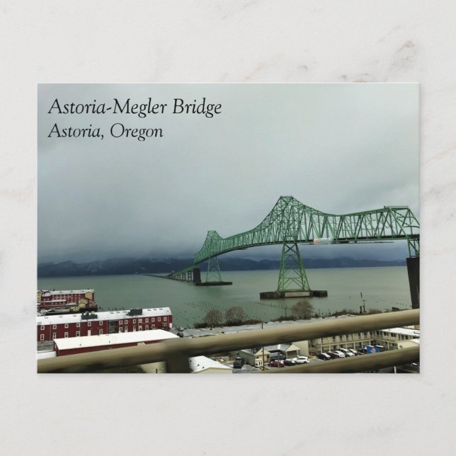 Postal Puente Astoria-Megler, Astoria, Oregón (Anverso)