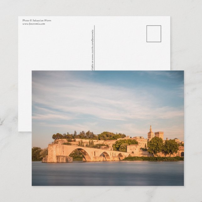 Postal Puente Avignon Francia (Anverso / Reverso)