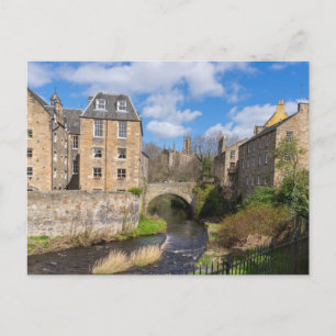 Postal Puente Bells Brae en Dean Village, Edimburgo