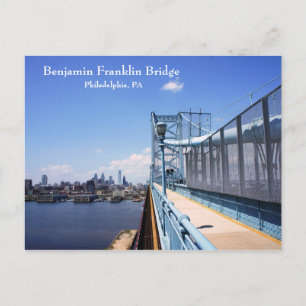 Postal Puente Benjamin Frankling