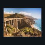 Postal Puente Bixby, Big Sur, California, Estados Unidos<br><div class="desc">Puente Bixby en la autopista 1 cerca del rocoso Big Sur</div>