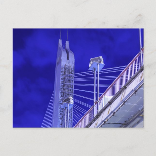 Postal Puente Blue Jiefang (Anverso)