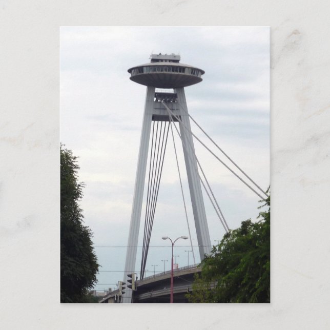 Postal puente bratislava ufo (Anverso)