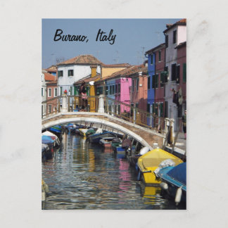 Postal puente Burano