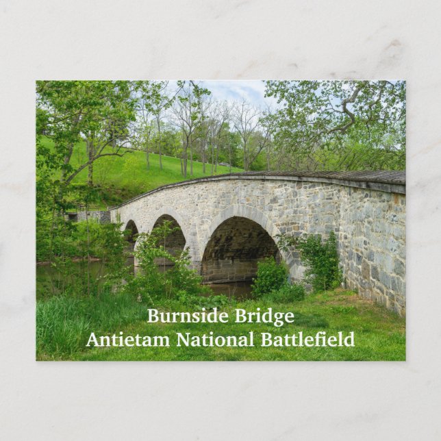 Postal Puente Burnside en Antietam (Anverso)