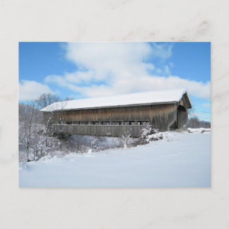 Postal Puente Caine Road en invierno