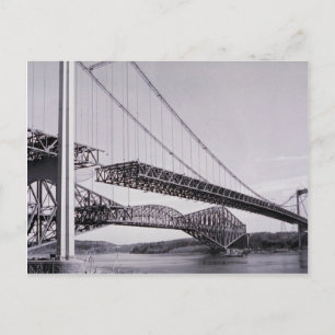 Postal Puente Cartier en construcción, Quebec City, Qu