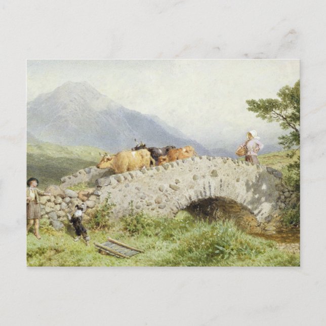 Postal Puente cerca de Dalmally (p/c) (Anverso)