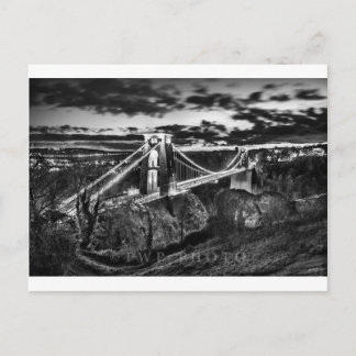 Postal Puente Clifton BW