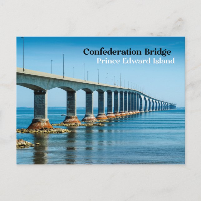 Postal Puente Confederación, Isla Príncipe Eduardo (Anverso)