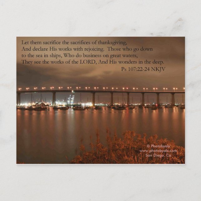 Postal Puente Coronado (Anverso)