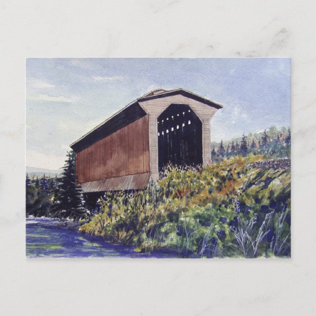Postal puente cubierta (Anverso)