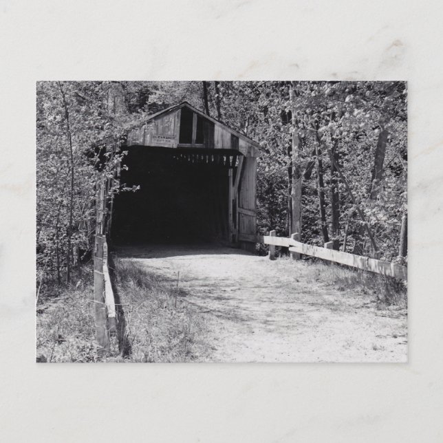 Postal Puente cubierto (Anverso)