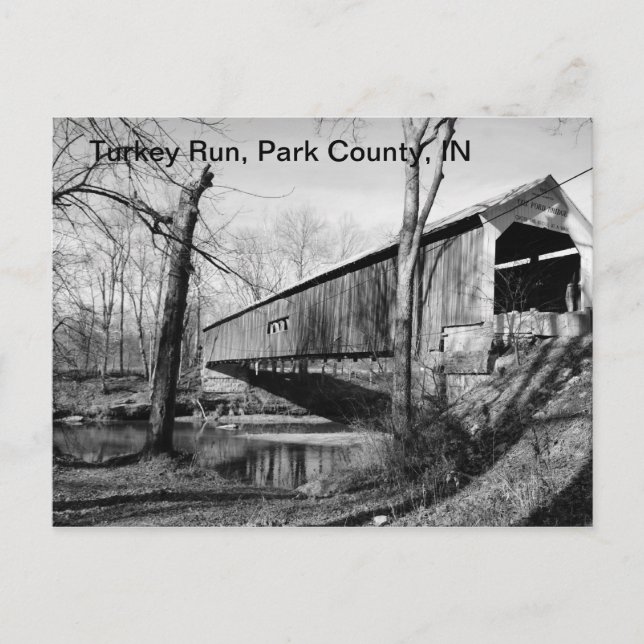 Postal Puente cubierto (Anverso)