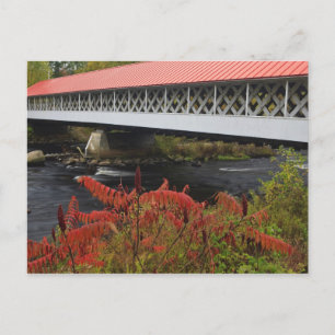 Postal puente cubierto Ashuelot de 159 pies de largo que