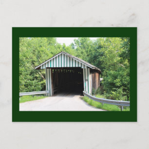 Postal Puente cubierto de Colville, París Kentucky - Post