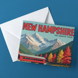 Postal Puente cubierto de New Hampshire