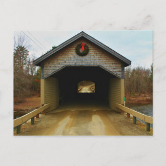 Postal Puente cubierto de Robyville, Corinto, Maine I