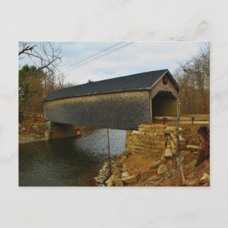 Postal Puente cubierto de Robyville, Corinto, Maine III