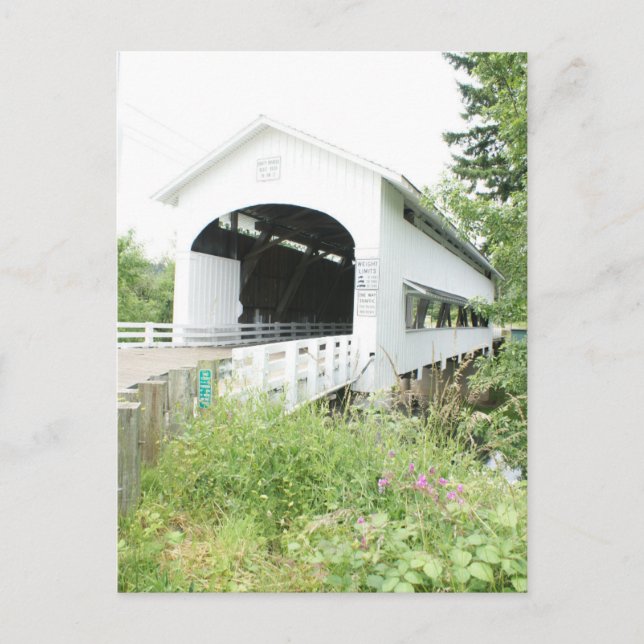 Postal Puente cubierto de unidad (Anverso)