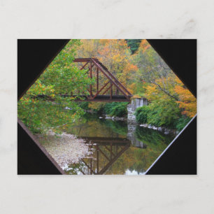 Postal Puente Cubierto de Worral Vermont Vista Puente de 