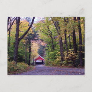 Postal Puente cubierto en New Hampshire