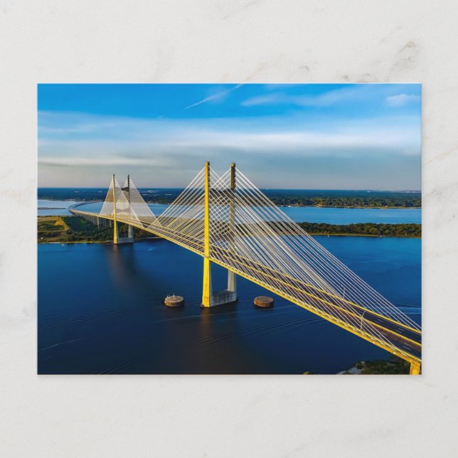 Postal Puente Dames Point, Jacksonville (Anverso)