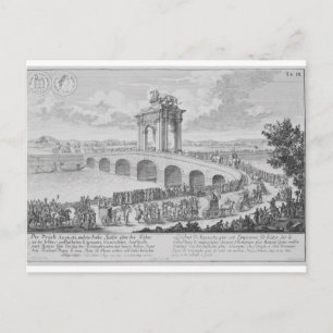 Postal Puente de Agustus en Via Flaminia, cerca de Rímini