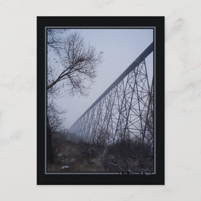 Postal puente de alto nivel (Anverso)