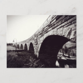 Postal Puente de arco de piedra