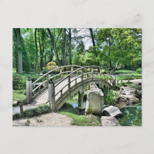 Postal Puente de arco japonés (Anverso)