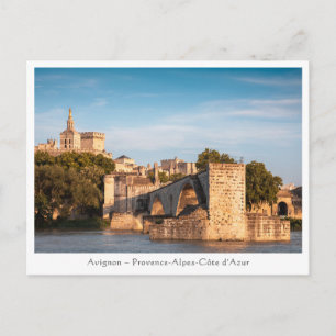 Postal Puente de Aviñón Francia