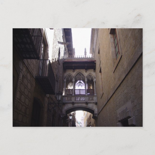 Postal Puente de Barcelona (Anverso)