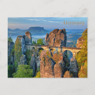 Postal Puente de Bastei en Alemania