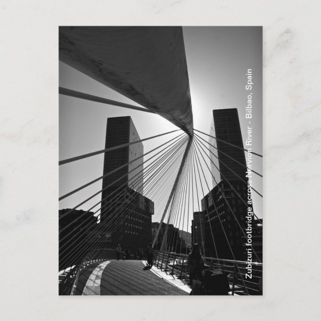 Postal Puente de Bilbao (Anverso)