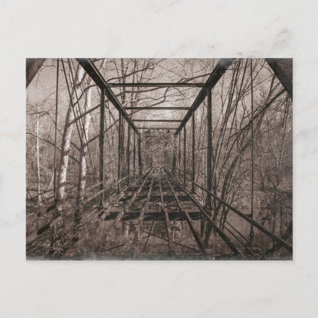 Postal Puente de Breeden, Indiana (Anverso)