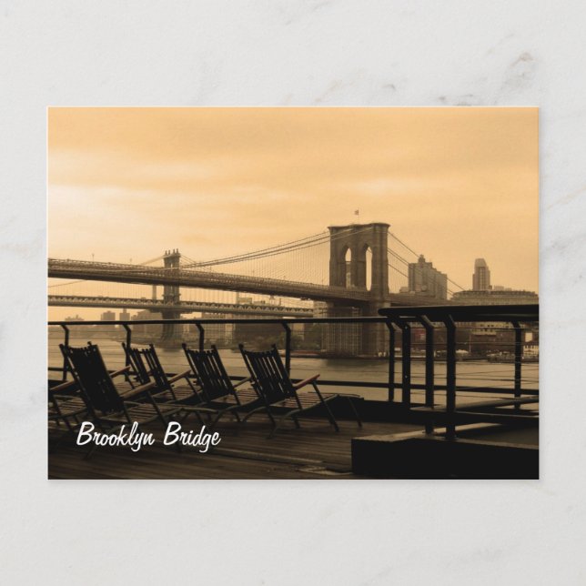 Postal Puente de Brooklyn (Anverso)