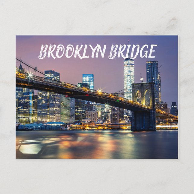 Postal Puente de Brooklyn (Anverso)
