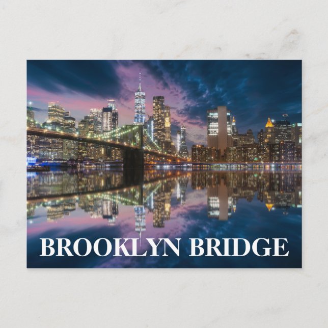 Postal Puente de Brooklyn (Anverso)