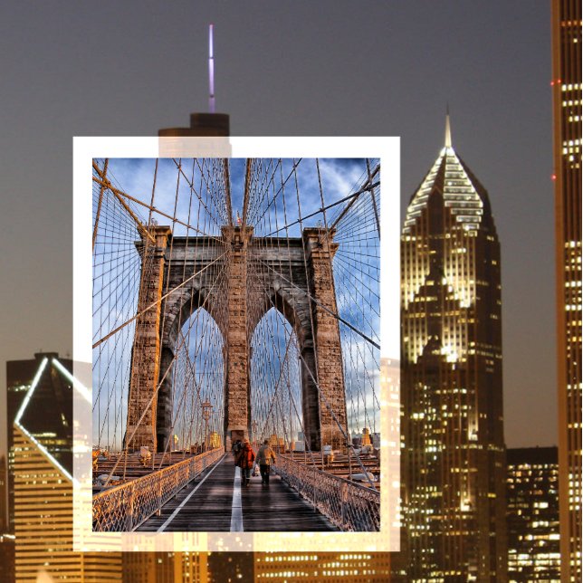 Postal Puente de Brooklyn, Nueva York (Subido por el creador)