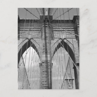 Postal Puente de Brooklyn - Postcard de B&W