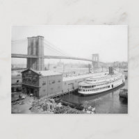 Puente de Brooklyn y muelles, 1905