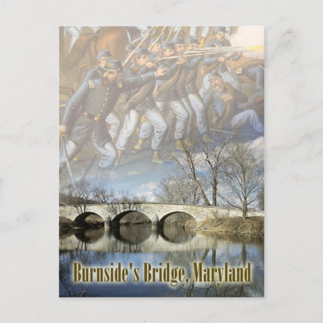 Postal Puente de Burnside, campo de batalla nacional anti (Anverso)